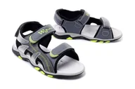 Buty dla dziewczynek - WOJTYŁKO 5S22310 popiel, sandały dziecięce, rozmiary 31-36 - Wojtyłko - miniaturka - grafika 1