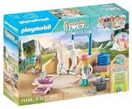 Klocki - Playmobil World of Horses 71354 Isabella i Lioness z myjnią dla koni - miniaturka - grafika 1