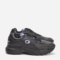 Bluzy sportowe damskie - Buty sportowe damskie na platformie do kostki Champion S11126-KK002 36 Czarne (8056426891847) - miniaturka - grafika 1