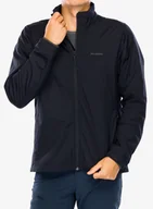 Kurtki męskie - Kurtka ocieplana Salomon Mountain Flex Jacket - deep black - miniaturka - grafika 1