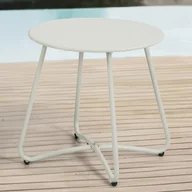 Stoły ogrodowe - Stolik ogrodowy ART Light Beige, śr. 45cm - Focus Garden - miniaturka - grafika 1