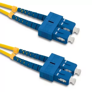 Qoltec światłowodowy SC/UPC 5.0m żółty (54003) - Kable komputerowe i do monitorów - miniaturka - grafika 1