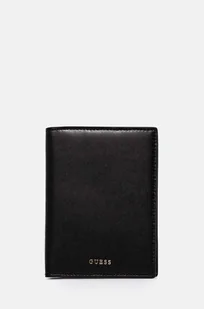 Guess etui na paszport skórzane kolor czarny RW1657 P4301 - Etui na dokumenty i karty - miniaturka - grafika 1