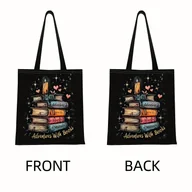 Torebki damskie - TEMU 1 Sztuka, Torba na Ramię z Nadrukiem Przygodowym, Idealna na Zakupy Wytrzymała Rączka, Urocza Torebka, Spotkania Rodzinne, Imprezy Świąteczne, - miniaturka - grafika 1