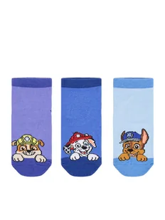 Paw Patrol Skarpety długie CEO-ACCCS-AW25-330PAW(3-PACK) Niebieski - Skarpetki dla dzieci - miniaturka - grafika 1