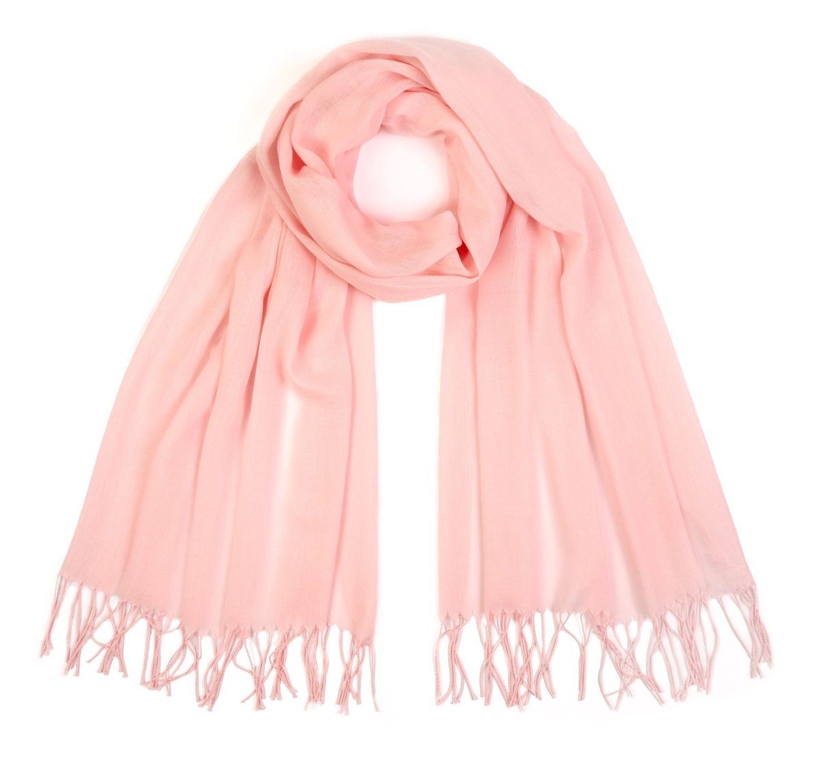 Szalik Damski Miękki Z Frędzlami Klasyczny Cienki Elegancki Wiosenny Jesień