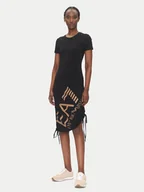 Sukienki - EA7 Emporio Armani Sukienka codzienna 7W000746 AF10373 UC001 Czarny Slim Fit - miniaturka - grafika 1