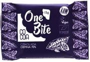 Czekolada - Cocoa ONE BITE CZEKOLADA GORZKA 70% BIO 15 g - - miniaturka - grafika 1