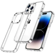 Etui i futerały do telefonów - Alogy Etui ochronne obudowa Hybrid Case do Apple iPhone 14 Pro Przezroczyste + 3x szkło na ekran + 1x szkło na obiektyw - miniaturka - grafika 1
