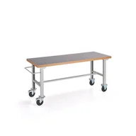 Akcesoria do pakowania - Mobilny stół roboczy SOLID, 320 kg, 2000x800 mm, winyl - miniaturka - grafika 1