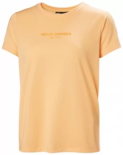 Koszulki sportowe damskie - Damska koszulka treningowa Helly Hansen Allure - żółta - HELLY HANSEN - grafika 1