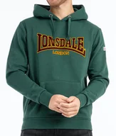 Bluzy męskie - Bluza LONSDALE CLASSIC zielona kaptur-XXL - miniaturka - grafika 1