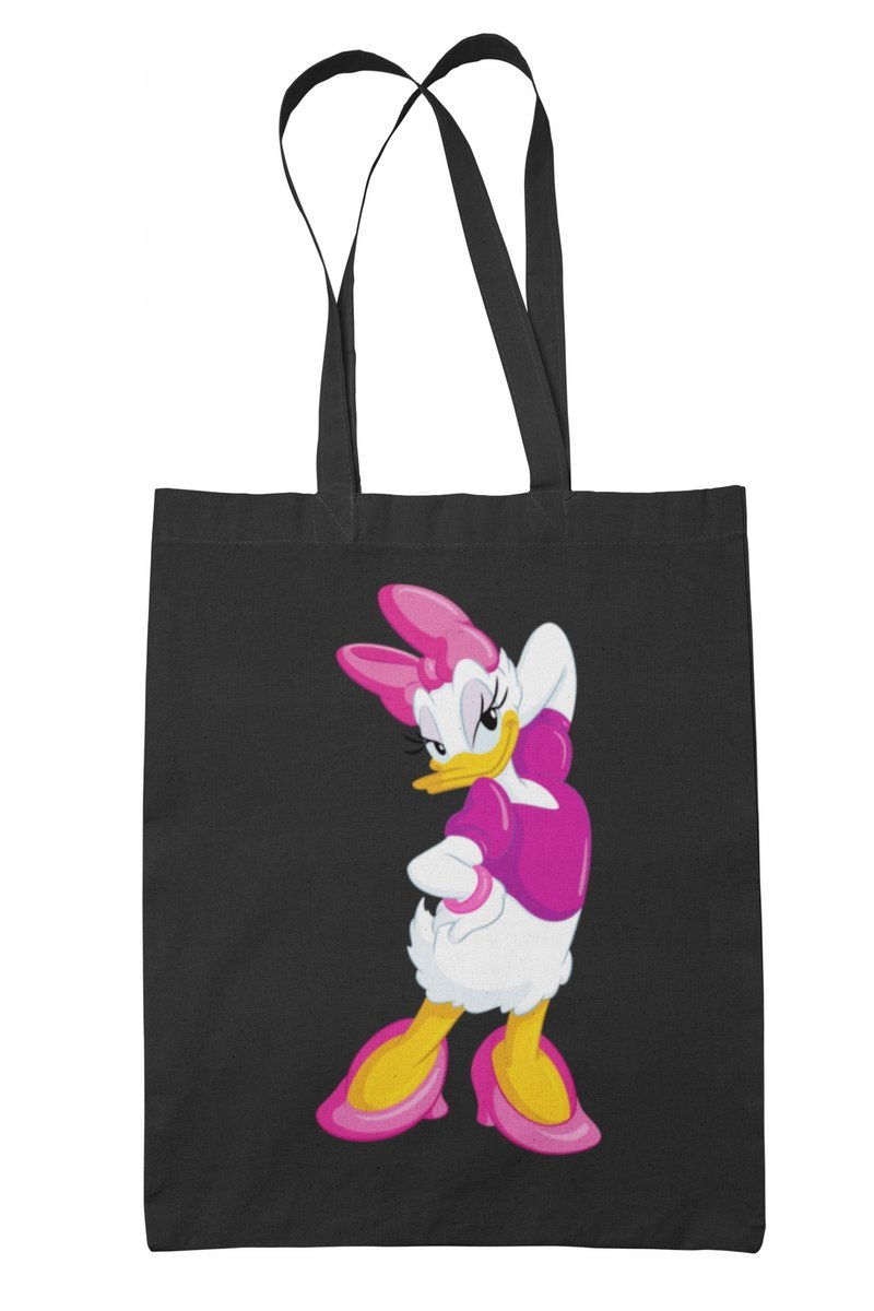 Torba Shopper-Materiał-Na Ramie-Myszka Miki-Daisy