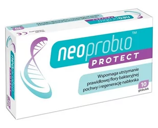 Neoprobio Protect x 10 globulek dopochwowych - Układ moczowy i płciowy - miniaturka - grafika 1