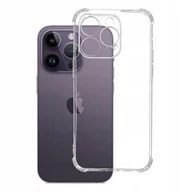 Etui i futerały do telefonów - Etui Do Apple Iphone 15 Pro Jelly Anti Shock Bezbarwne Pokrowiec Obudowa Futerał Guma Case - miniaturka - grafika 1