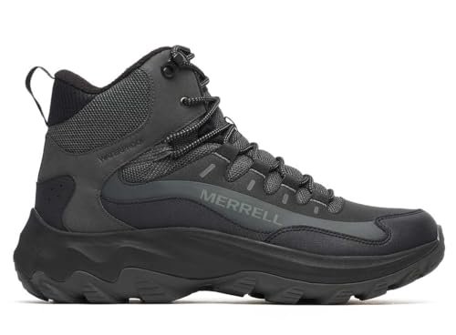 Merrell Męskie buty trekkingowe Thermo CHILL 2 MID WP, czarne, 45 EU, Czarny, 50 EU