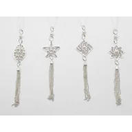 Ozdoby bożonarodzeniowe - Zawieszka metalowa 16 cm - miniaturka - grafika 1