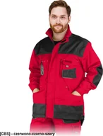 Odzież robocza - R.E.I.S. LH-FMN-J - Bluza ochronna FORMEN - czerwono-czarno-szary M - miniaturka - grafika 1