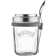 Pojemniki kuchenne - Kilner Słoik śniadaniowy +łyżka 0025.899 - miniaturka - grafika 1