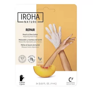 Iroha Iroha Repair Peach maseczka do rąk i paznokci - Kremy i maski do rąk - miniaturka - grafika 1