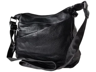 Torebka Damska, Miejska Stylowa Mała Listonoszka na Ramię, Kolor Czarny - Torebki damskie - miniaturka - grafika 1