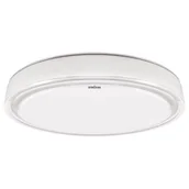 Lampy sufitowe - Sypialniany plafon Salma 4405 Ideus okrągły okrągły metalowy biały - miniaturka - grafika 1