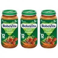 Dania dla dzieci - BoboVita Obiadek Spaghetti po bolońsku po 12 miesiącu Zestaw 3 x 250 g - miniaturka - grafika 1