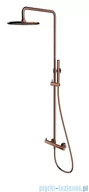 Zestawy prysznicowe - Omnires Y zestaw prysznicowy natynkowy miedź Y1244MCP - miniaturka - grafika 1