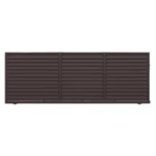 Ogrodzenia - Polbram Brama przesuwna bez przeciwwagi Kreta 4x1,5 m lewa brązowa - miniaturka - grafika 1