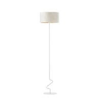Lampy stojące - Lampa podłogowa do salonu JERSEY MARMUR, biały - miniaturka - grafika 1