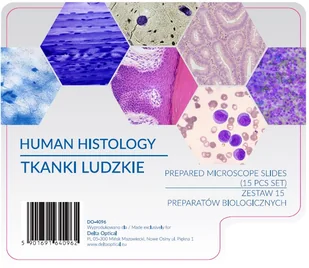 Zestaw Preparatów - Tkanki ludzkie - Mikroskopy i lupy - miniaturka - grafika 1