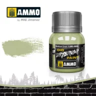 Akcesoria i części modelarskie - Ammo: DIO Drybrush - Medium Green 40 ml - miniaturka - grafika 1