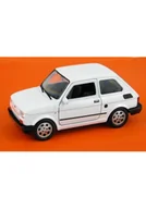 Sport i wypoczynek - Fiat 126p 1:27 biały WELLY - miniaturka - grafika 1