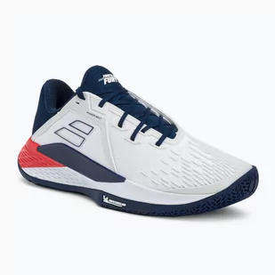 Buty do tenisa męskie Babolat Propulse Fury 3 All Court white/estate blue 30S23208 - Buty sportowe męskie - miniaturka - grafika 1