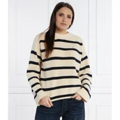 Swetry damskie - Tommy Hilfiger Sweter CARDI STITCH | Loose fit - miniaturka - grafika 1