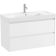 Szafki łazienkowe - Roca Ona Unik zestaw łazienkowy 100 cm umywalka z szafką biały mat A851693509 - miniaturka - grafika 1
