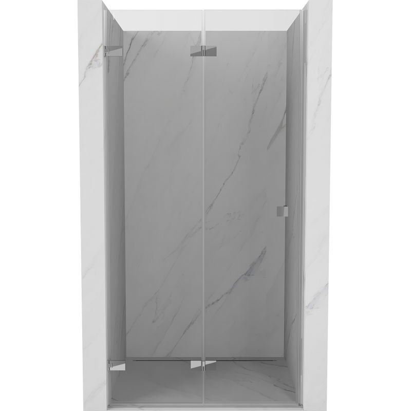 Mexen Lunar-F drzwi prysznicowe składane lewe 95 cm, transparent, chrom - 836-095-000-01-00-L