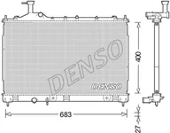 Układ chłodzenia - akcesoria - Chłodnica, układ chłodzenia silnika Denso DRM45038 - miniaturka - grafika 1