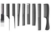 Grzebienie fryzjerskie - Fox BLACK LINE zestaw grzebieni - miniaturka - grafika 1