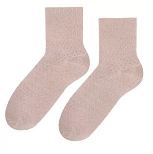 SKARPETY STEVEN 125 BAMBUS DAMSKI ZAKARD (kolor POPIEL, rozmiar 35-37) - Skarpetki damskie - miniaturka - grafika 1