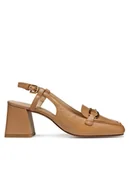 Sandały damskie - Geox Sandały D Coronilla D55D1A 000TU C5000 Beżowy - miniaturka - grafika 1