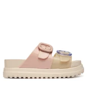 Klapki i japonki damskie - Klapki Melissa Melissa Cozy Platform Ad 36158 Kolorowy - miniaturka - grafika 1