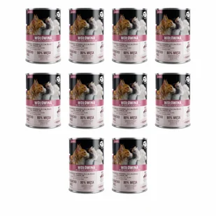 Karma dla kota Pet Republic, o smaku wołowiny, mokra, 10 x 400 g - Mokra karma dla kotów - miniaturka - grafika 1