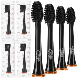 4x Końcówki do SEYSSO Carbon Basic Professional GOLD OXYGEN GO SUPERIOR HYPERTECH POMARAŃCZOWE - REPTILA - Końcówki do szczoteczek elektrycznych - miniaturka - grafika 1