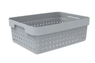 Pojemniki łazienkowe - Plast Team SOUL ORGANIZER KOSZYK 36 X 27 X 13 CM SZARY DELHAN 6024-63 - miniaturka - grafika 1