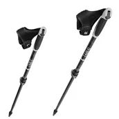 Kije trekkingowe - Kijki do nordic walking NILS NW8612 (93 - 125 cm) Czarno-szary - miniaturka - grafika 1