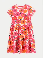 Sukienki i spódniczki dla dziewczynek - Coccodrillo Sukienka dzianinowa WC5129203VGA Różowy Regular Fit - miniaturka - grafika 1