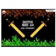 Podobrazia, bloki, papiery - Blok Rysunkowy A4/20k Biały Pixel Game Starpak 492040 - miniaturka - grafika 1