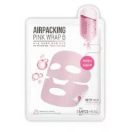 Maseczki do twarzy - Mediheal AirPacking Pink Wrap Mask 18 g Maska witalizująca do każdego rodzaju cery w płachcie LETNIA WYPRZEDAŻ DO 80% - miniaturka - grafika 1