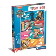 Puzzle - Puzzle 60 Maxi Super Kolor Paw Patrol Clementoni - miniaturka - grafika 1